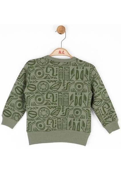 Erkek Bebek Pamuklu Iki Iplik Yazılı Desert Sweatshirt fiyatları