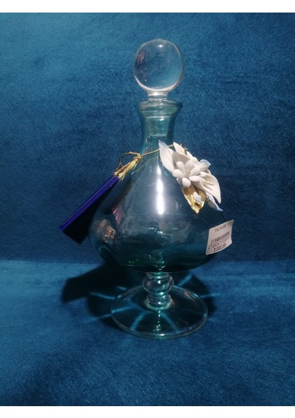 White Crystal Turkuaz Murano Italyan Karaf indirimleri