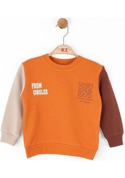 Erkek Bebek Pamuklu Orta Kalınlık Sweatshirt