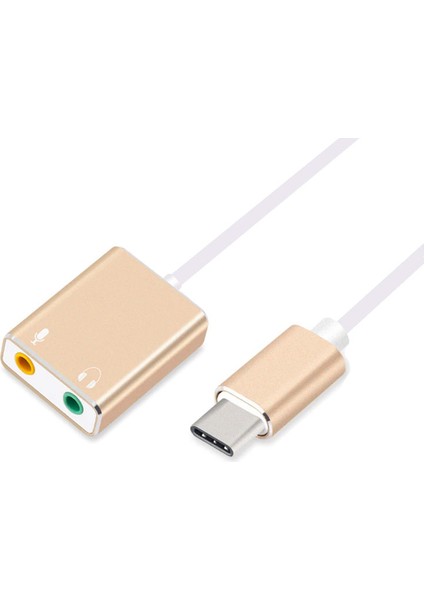 USB Type C  harici ses kartı 7.1 kanal type c ses kartı