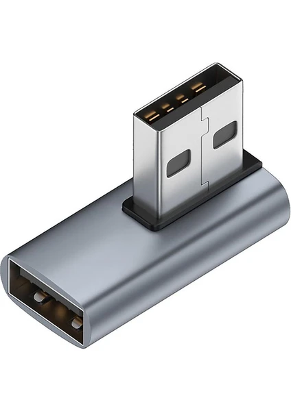 Usb 3.0 sağ ve sol açılı 90 derece dişi erkek usb 3.0 çevirici