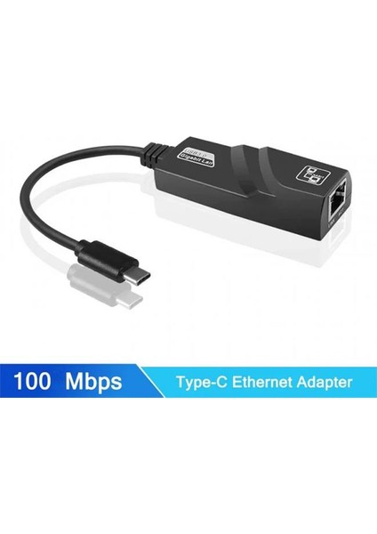 Type c  usb 3.0  ethernet adaptörü 10/100 Mbps