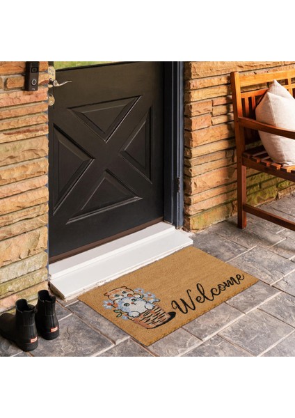 Cat Welcome Coco Paspas 45X75 cm