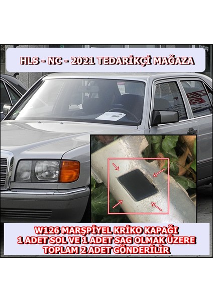 W126MARŞPİYEL Kriko Kapağı Mercedesbenz