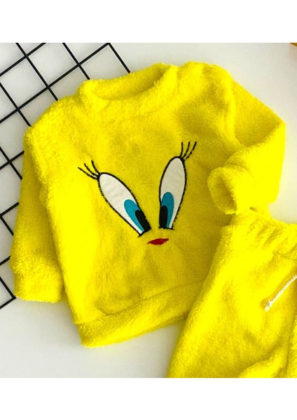 Neşeli Bebekler Tweety Nakışlı Welsoft Takım Sarı fiyatları