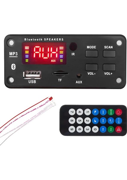 Magıcvoıce G019 Usb/Sd/Aux/Bluetooth/Kumanda/Mp3 Oto Teyp Çevirici Dijital Player Board (12V-5V)