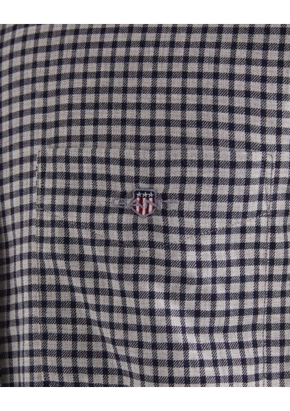 Erkek Gri Regular Fit Düğmeli Yaka Kareli Gömlek 3240213.94 indirimleri