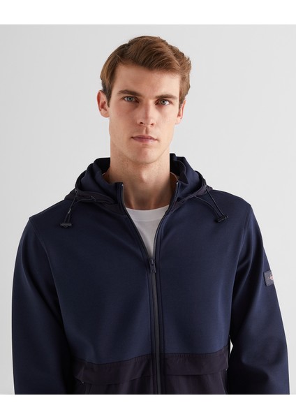 Erkek Lacivert Regular Fit Fermuarlı Sweatshirt 2523344T.433 fırsatları