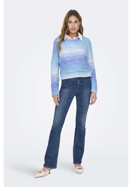 Onlcala Ls O-Neck cc Knt Açık Mavi 15324280