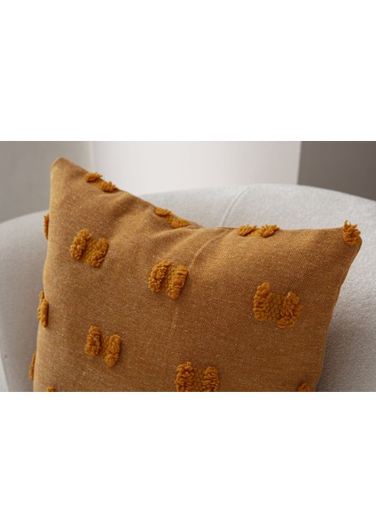 Turuncu Bohem Punch Dokuma Kırlent Kılıfı fiyatları