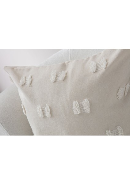 2'li Set Krem Bohem Punch Dokuma Kırlent Kılıfı fiyatları