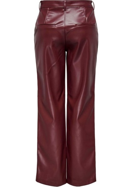 Onlıdına Hw Faux Leather Str Pant cc Pnt VİŞNE15324957