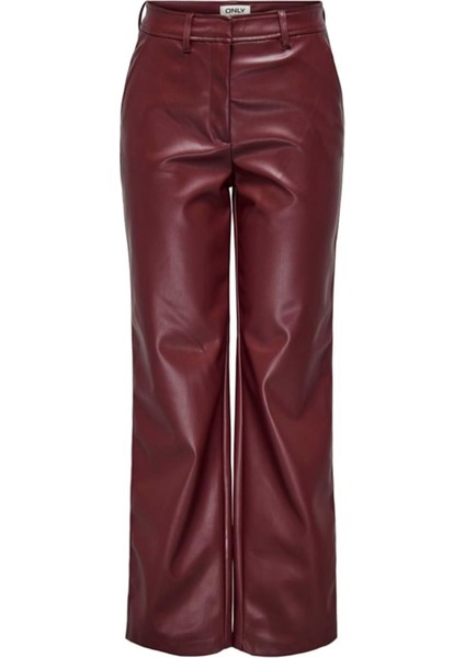 Onlıdına Hw Faux Leather Str Pant cc Pnt VİŞNE15324957