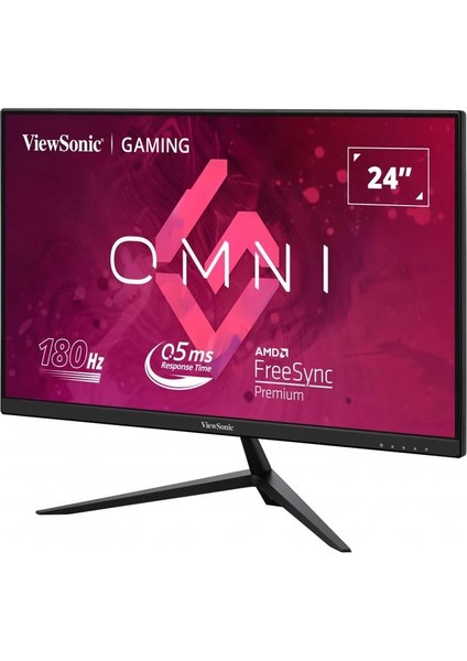 23.8 Vıewsonıc VX2428 IPS 0.5ms 180MHZ 2xhdmı 1xdp Fhd 1920X1080 Hoparlör Çerçevesiz Freesync Gamıng Vesa Siyah