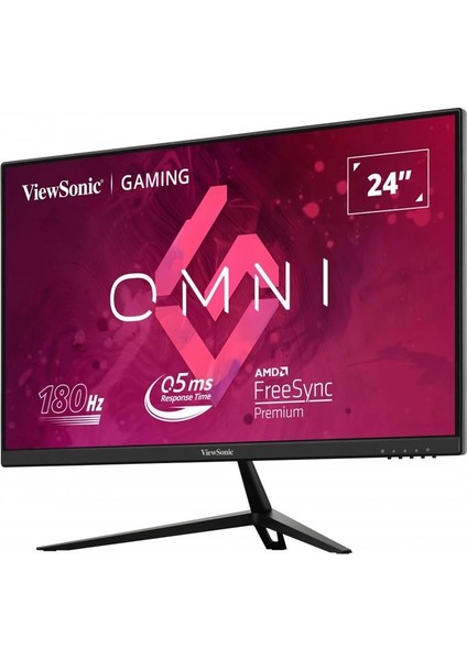 23.8 Vıewsonıc VX2428 IPS 0.5ms 180MHZ 2xhdmı 1xdp Fhd 1920X1080 Hoparlör Çerçevesiz Freesync Gamıng Vesa Siyah