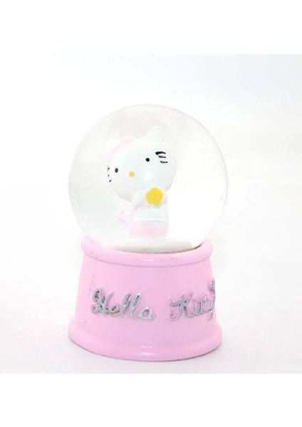 Minik Işıklı Hello Kitty Kar Küresi 7 cm ALK1774