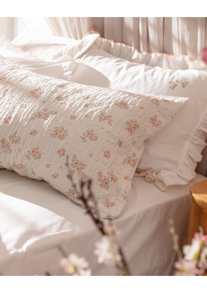 Julien Çift Kişilik Yatak Örtüsü Seti - Pudra fırsatları