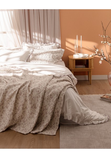 Marseille Çift Kişilik Yatak Örtüsü Seti - Mor fiyatları