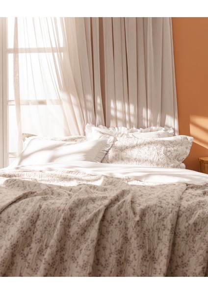 Marseille Çift Kişilik Yatak Örtüsü Seti - Mor modelleri