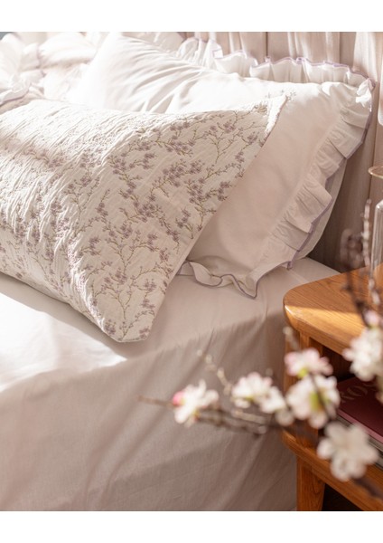 Marseille Çift Kişilik Yatak Örtüsü Seti - Mor fırsatları