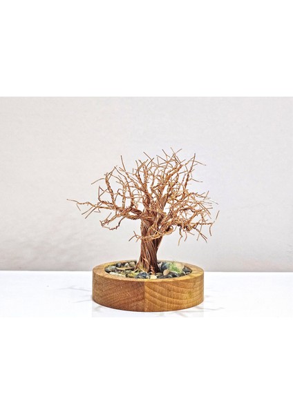 Yalın Ağacın Zerafeti | Bonsai Tel Ağaç | doğum günü hediyesi | ev dekorasyonu | yapay ağaç | hediyelik eşya | dekoratif ürünler|