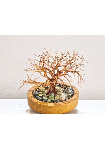 Yalın Ağacın Zerafeti | Bonsai Tel Ağaç | doğum günü hediyesi | ev dekorasyonu | yapay ağaç | hediyelik eşya | dekoratif ürünler|