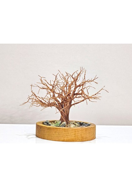 Yalın Ağacın Zerafeti | Bonsai Tel Ağaç | doğum günü hediyesi | ev dekorasyonu | yapay ağaç | hediyelik eşya | dekoratif ürünler|