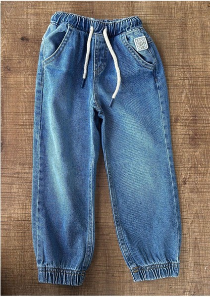 Erkek Çocuk Denim Mavi Kot Pantolon