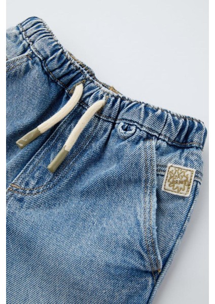 Erkek Çocuk Denim Mavi Kot Pantolon