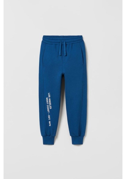 Erkek Çocuk Los Angeles Baskılı Pamuklu Sweatshirt Eşofman Alt-Üst Takım fırsatları