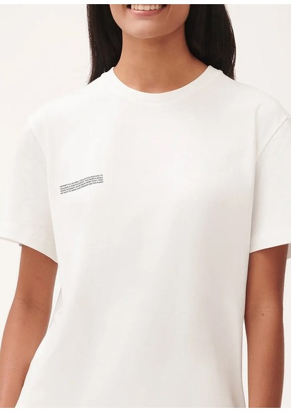 Beyaz Unisex Nature Concept Baskılı Oversize T-Shirt fiyatları