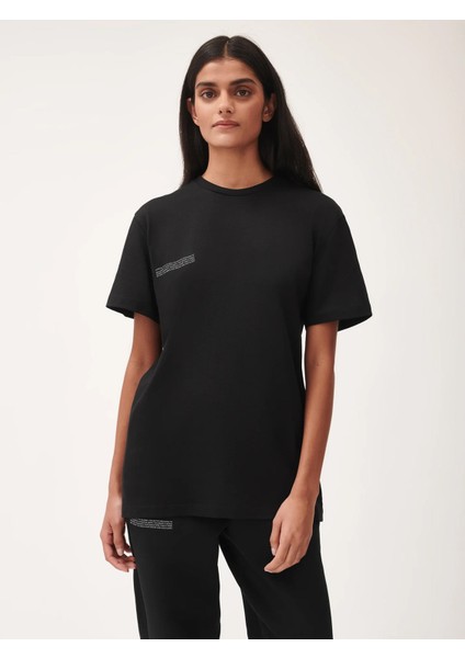 Siyah Unisex Nature Concept Baskılı Oversize T-Shirt fiyatları