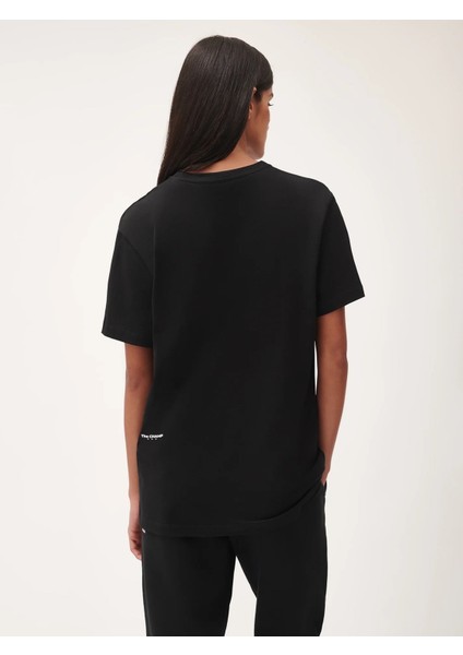 Siyah Unisex Nature Concept Baskılı Oversize T-Shirt modelleri