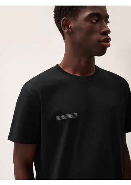 Siyah Unisex Nature Concept Baskılı Oversize T-Shirt fırsatları