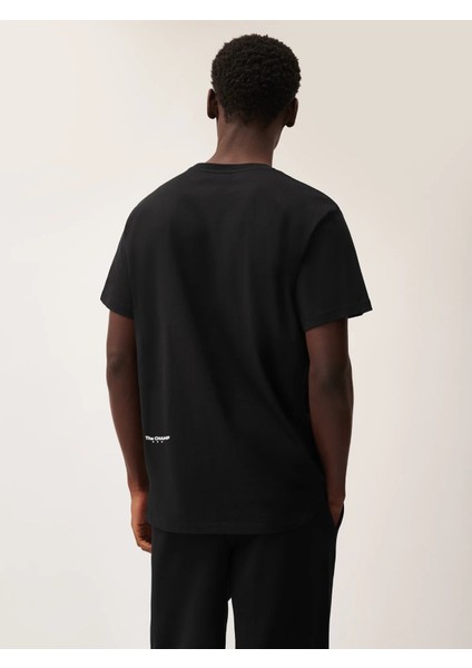 Siyah Unisex Nature Concept Baskılı Oversize T-Shirt indirimleri