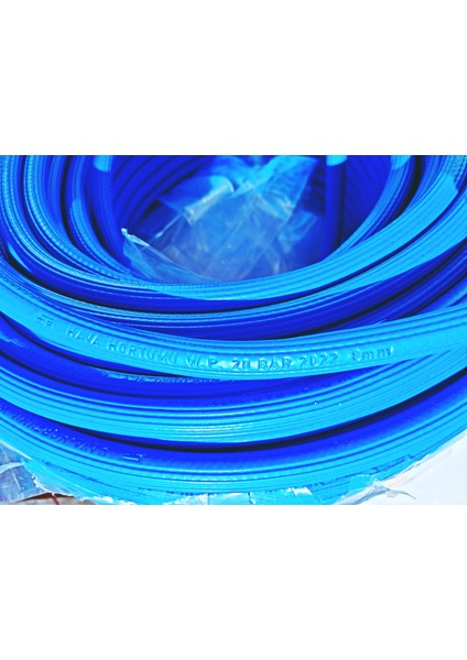 Kompresör Hava Hortumu 100 mt 8 mm Mavi - Thermo Oksijen Hava Hortumu fiyatları