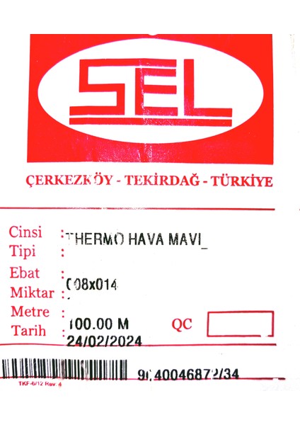 Kompresör Hava Hortumu 20 mt 8 mm Mavi - Thermo Oksijen Hava Hortumu fırsatları