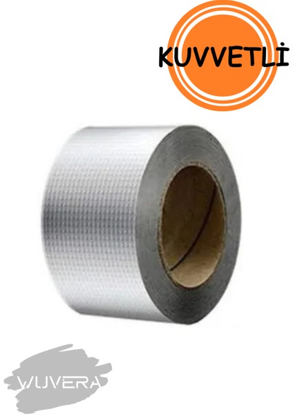 Süper Güçlü Su Sızdırmaz Çamur Bant 72 mm x 2m Tamir Çatlak Boru Bandı Çatı İzolasyon Bandı - 72 mm x 2 m