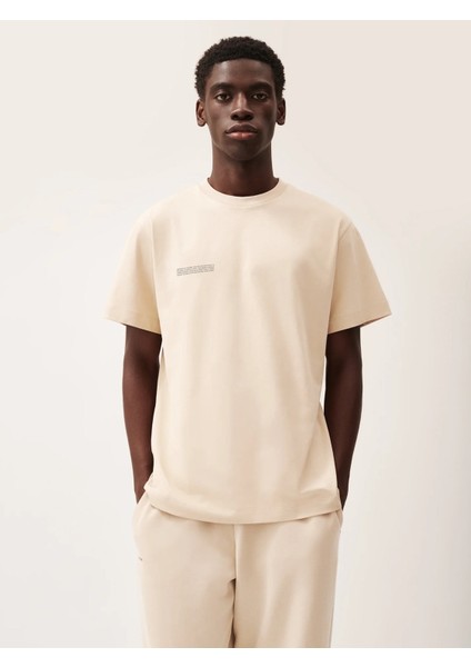 Krem Unisex Nature Concept Baskılı Oversize T-Shirt fiyatları
