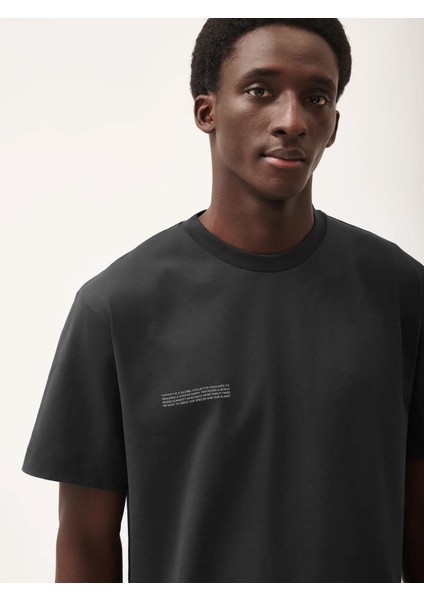 Füme Unisex Nature Concept Baskılı Oversize T-Shirt