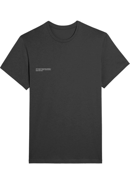 Füme Unisex Nature Concept Baskılı Oversize T-Shirt fırsatları