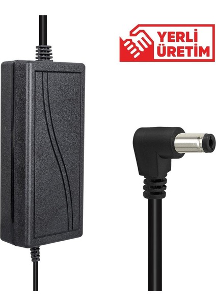 12 Volt - 3 Amper 5.5*2.5 Uçlu Yerli Üretim Plastik Kasa Masaüstü Adaptör