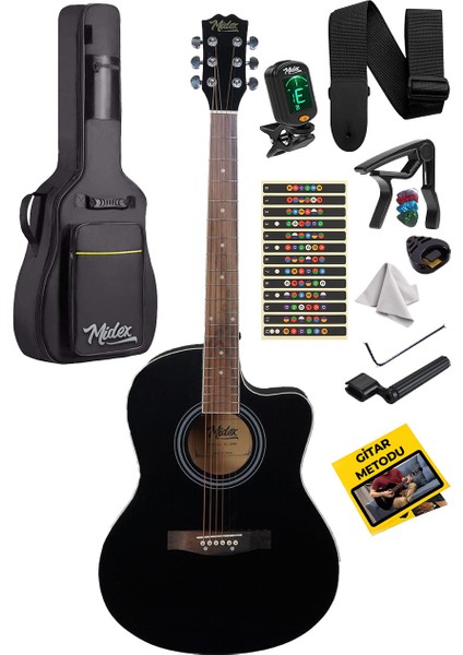 XC-200BK-OUT Akustik Gitar