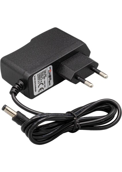 PM-8114 9 Volt - 1 Amper 5.5*2.5 mm Uçlu Priz Tipi Adaptör