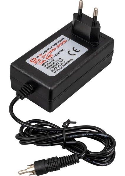 PM-4735 16 Volt - 2 Amper Tos Fişli Rca Uçlu Priz Tipi Santral Adaptörü