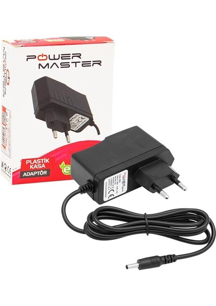 PM-8113 12 Volt - 1 Amper 3.5*1.35 mm Uçlu Priz Tipi Adaptör