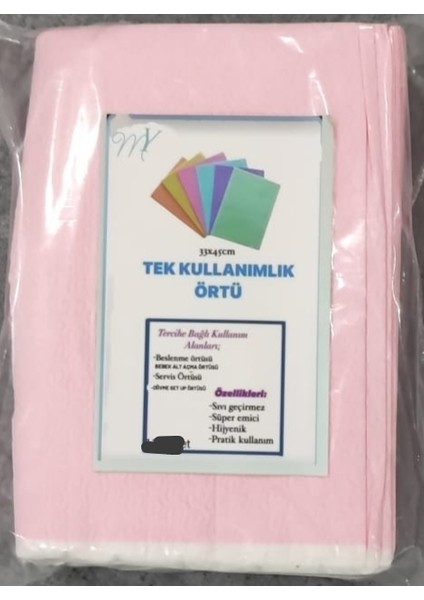 Bebek Alt Açma Örtüsü Tek Kullanımlık Paket 30 Adet
