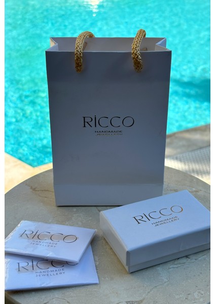 Ricco Jewellery 14 K Gold Kaplama 925 Ayar Gümüş  Şahmeran • 3 Sıra Yıldız Taşlı Şahmeran • Ona Hediye