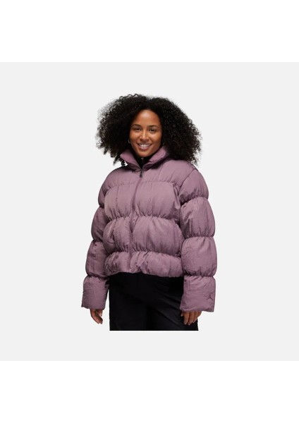 Jordan Core Essentials Puffer Full-Zip Kadın Mor Mont FB5149-508 modelleri