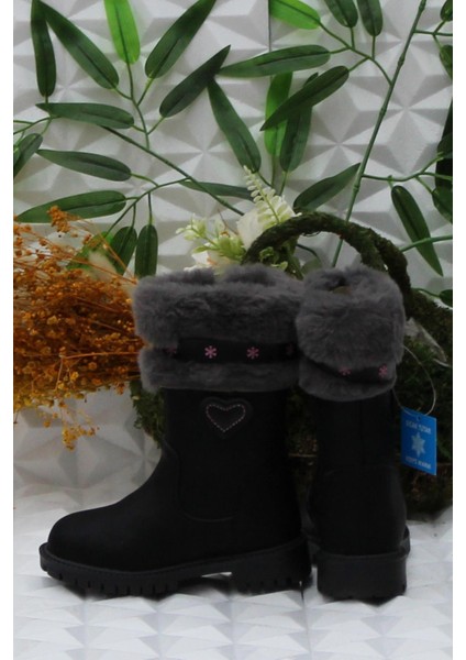 Noes Siyah Rahat Orijinal Ürün Kız Çocuk Çizmesi fırsatları